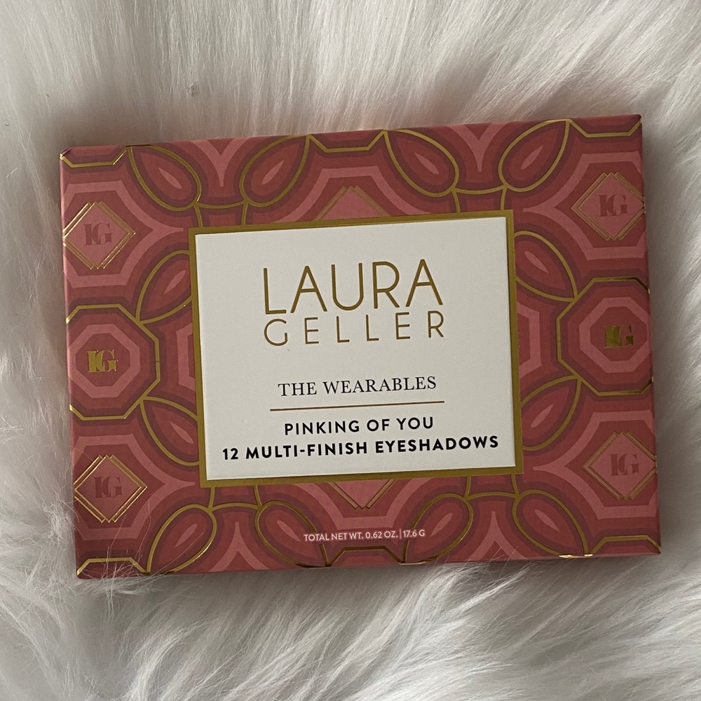 Laura Geller Pinking of You Eyeshadow Palette - 12 multi finish eyeshadows